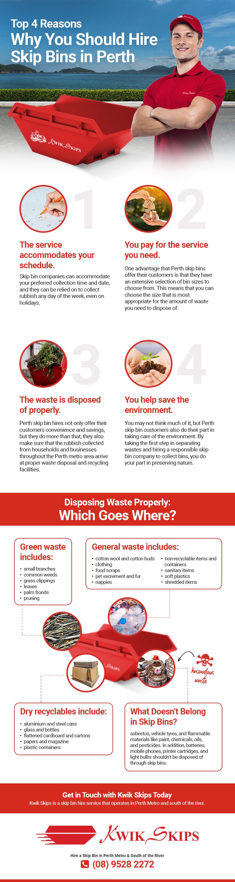 Top 4 Reasons Why You Should Hire Skip Bins in Perth